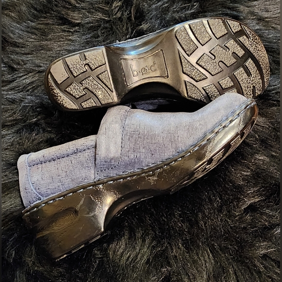 b.o.c. Peggy Navy Blue & Black Clogs Women's Size 7.5 - Picture 5 of 15